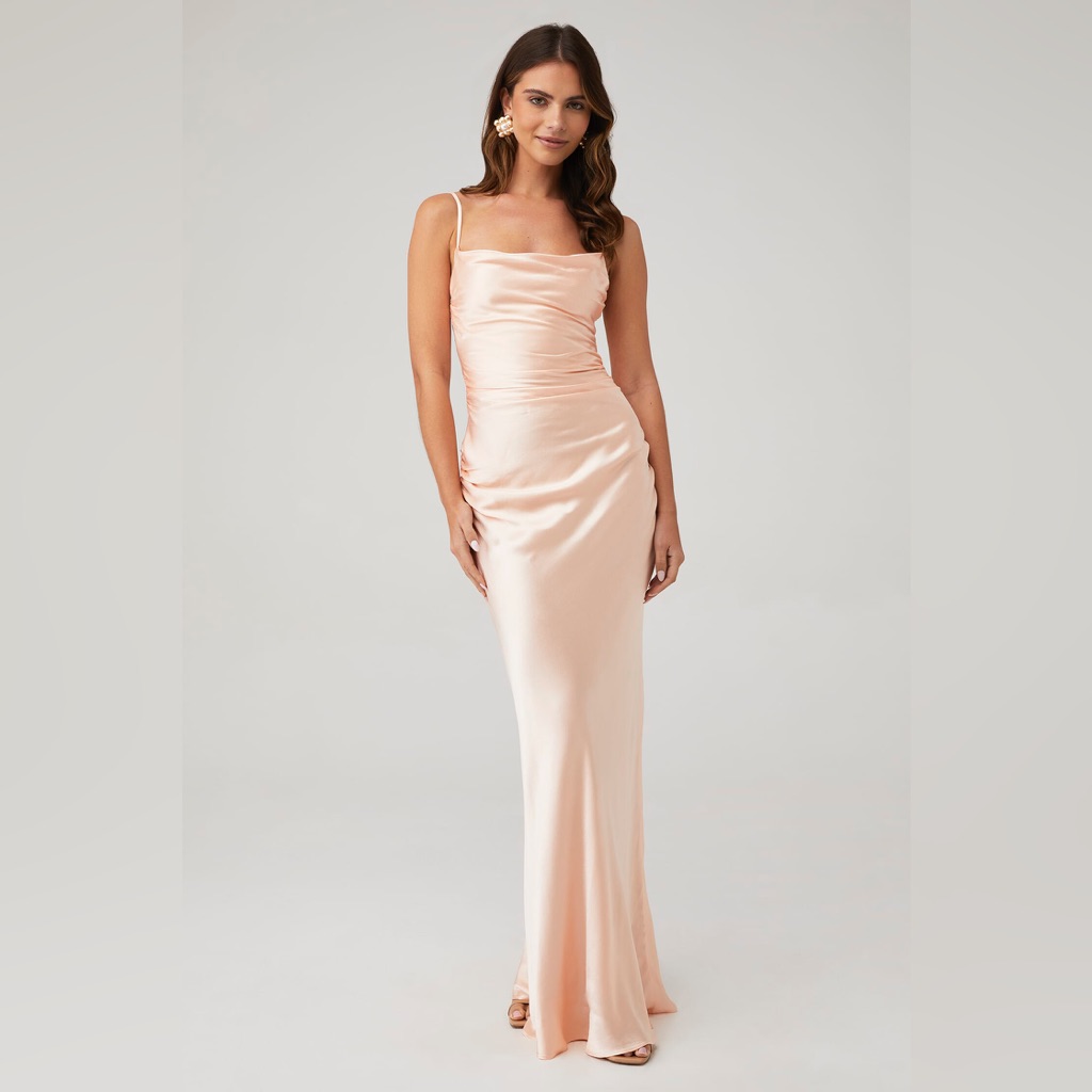 Revolve Shona Joy La Lune Lace Back Maxi Dress - Size 4
